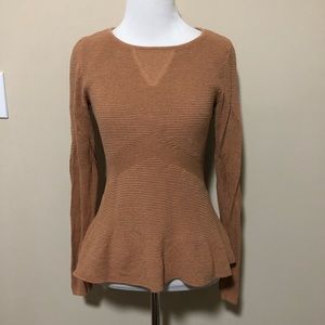 Tan fitted sweater